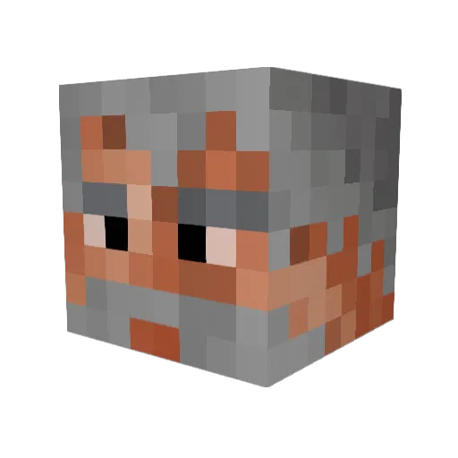 THEGOATSAREBACK Minecraft avatar head, 3D render
