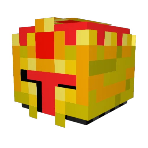 THEGOLDREMIX Minecraft avatar head, 3D render