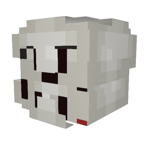 THEGREATPAPYRUSs Minecraft avatar head, 3D render