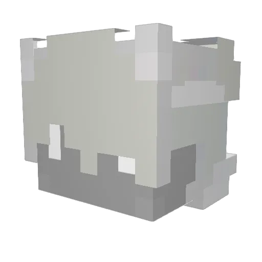 THEHILL666 Minecraft avatar head, 3D render
