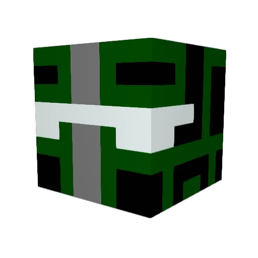 THEJAISY Minecraft avatar head, 3D render