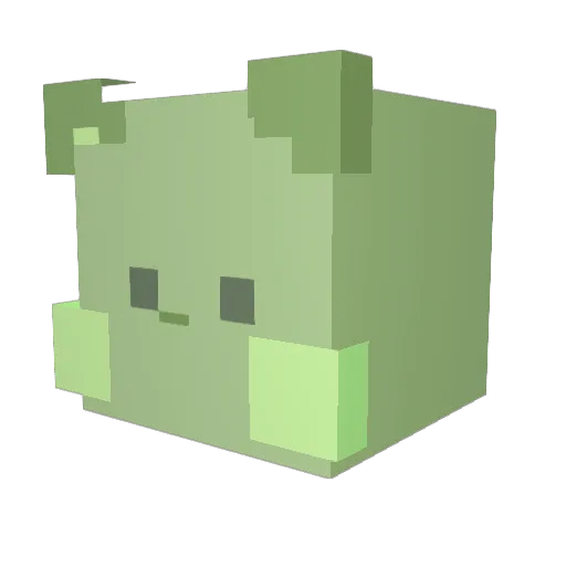 THEKIRIN Minecraft avatar head, 3D render