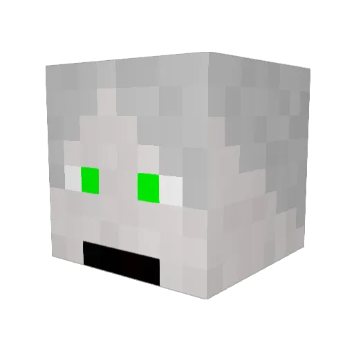 THEMAXMASTER Minecraft avatar head, 3D render