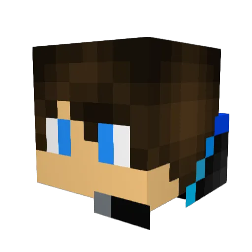 THEMIGHTYL123 Minecraft avatar head, 3D render