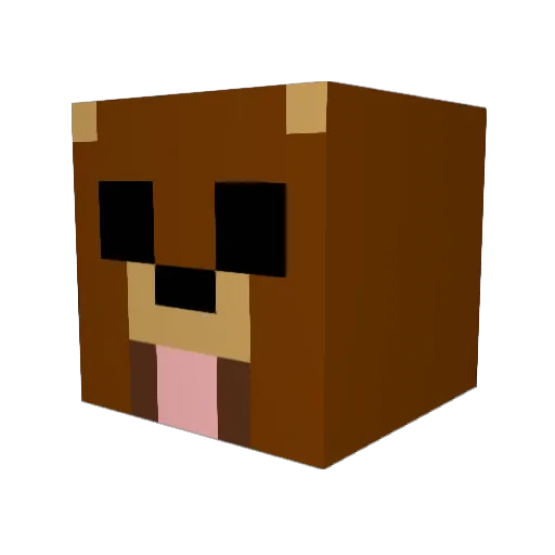 THEMONKEYTHAT Minecraft avatar head, 3D render