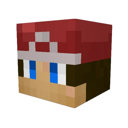 THEMOOLEGEND Minecraft avatar head, 3D render