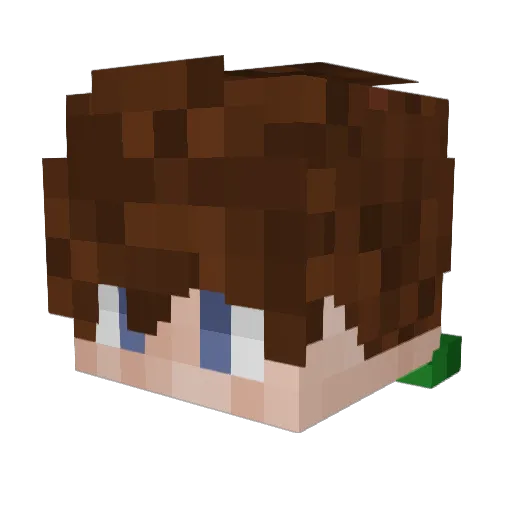 THEMrCoolio Minecraft avatar head, 3D render