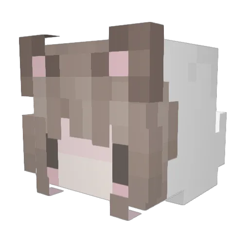 THERYZEN7 Minecraft avatar head, 3D render
