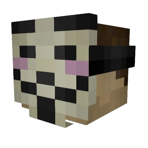 THESTANKMAN Minecraft avatar head, 3D render
