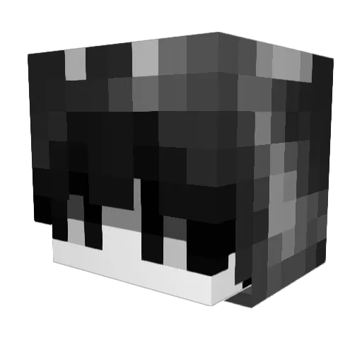THESYLEXX Minecraft avatar head, 3D render