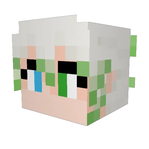 THETheDullahan Minecraft avatar head, 3D render