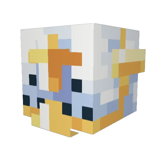 THEWIRED_ Minecraft avatar head, 3D render