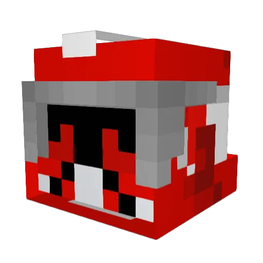 THE_DIT Minecraft avatar head, 3D render