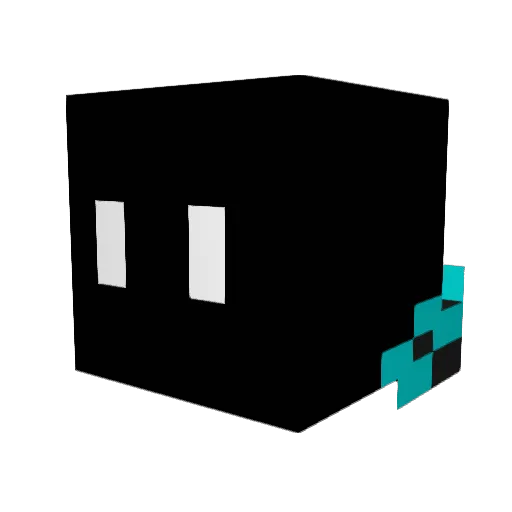 THE_DVRK_ Minecraft avatar head, 3D render