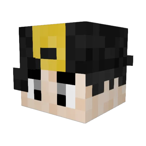THE_EPIC_JS Minecraft avatar head, 3D render