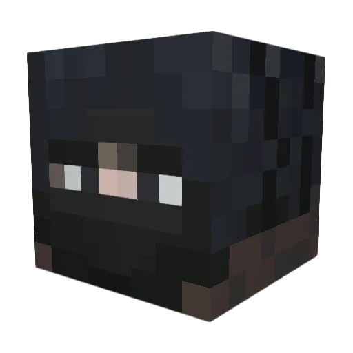 THE_EZ Minecraft avatar head, 3D render