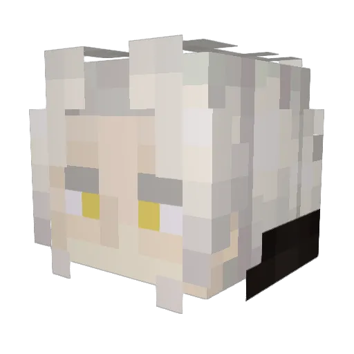 THE_GENOM1 Minecraft avatar head, 3D render