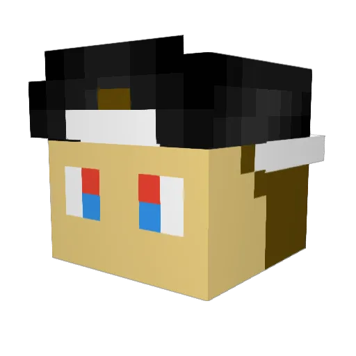 THE_HARVSMEISTER Minecraft avatar head, 3D render