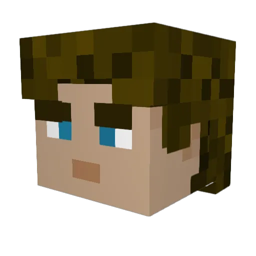 THE_LACH_ Minecraft avatar head, 3D render