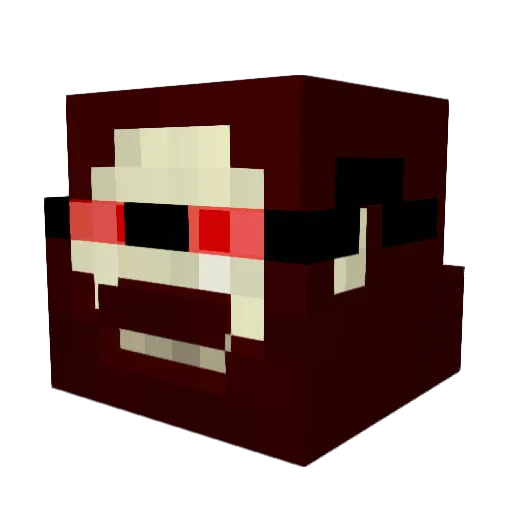 THE_LEWASTINE Minecraft avatar head, 3D render