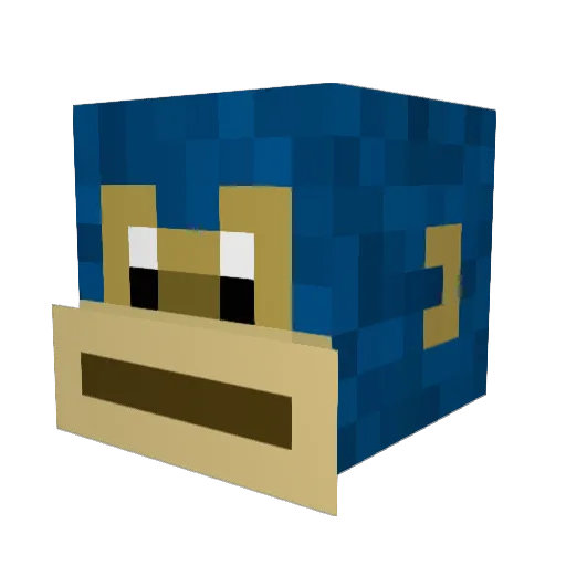 THE_LOOPER129 Minecraft avatar head, 3D render