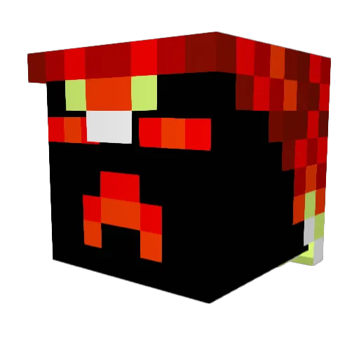 THE_MAB Minecraft avatar head, 3D render