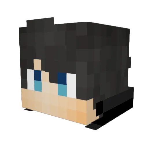 THE_MCMARTIN Minecraft avatar head, 3D render