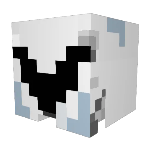 THE_MIN Minecraft avatar head, 3D render