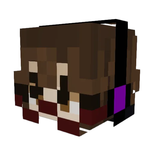 THE_MYSTICAL Minecraft avatar head, 3D render