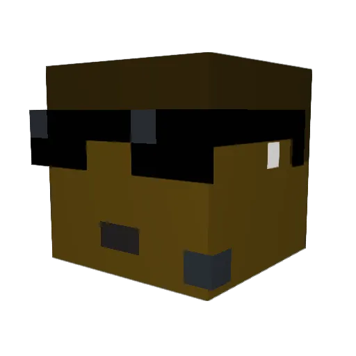 THE_RIPPER2K780 Minecraft avatar head, 3D render