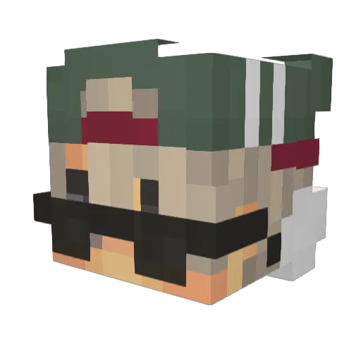THE_SAM777 Minecraft avatar head, 3D render