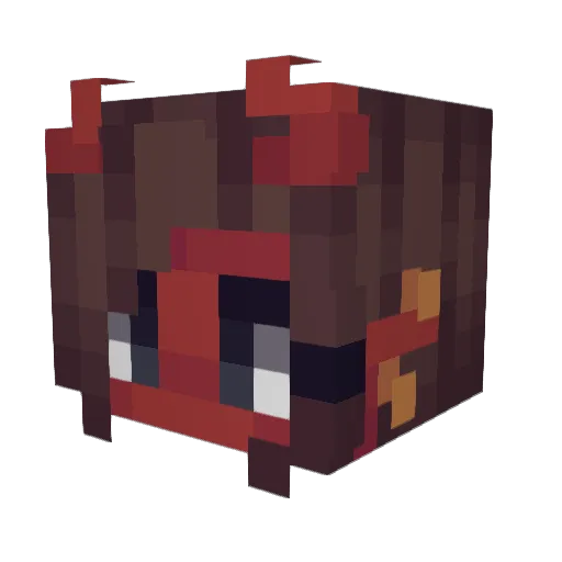THE_SPO0K Minecraft avatar head, 3D render