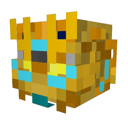 THE_STAR_17 Minecraft avatar head, 3D render