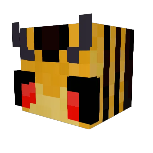 THE_STEEL_HORNET Minecraft avatar head, 3D render
