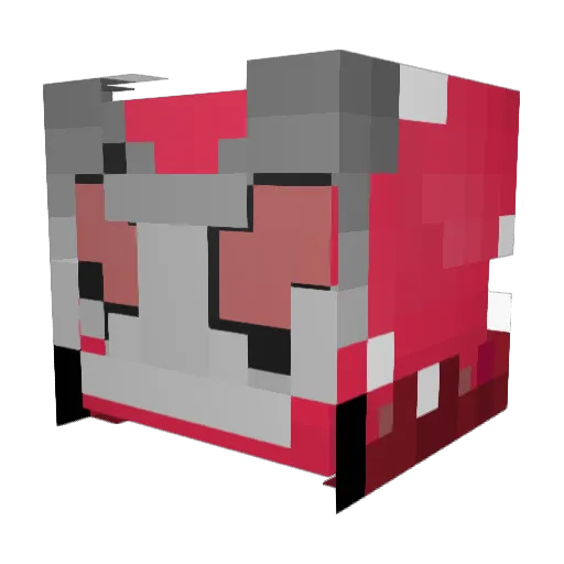 THE_THANOS_ Minecraft avatar head, 3D render