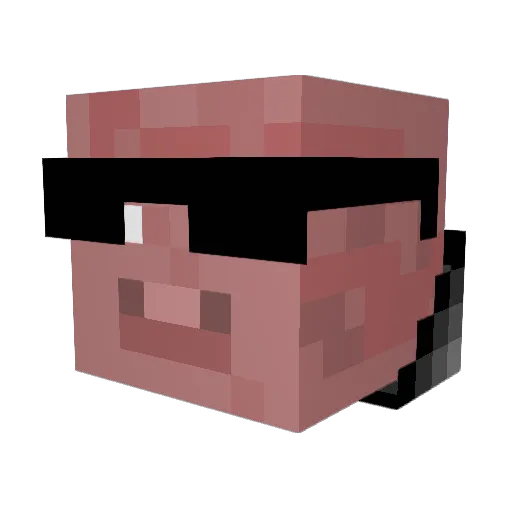 THE_TIM0THY Minecraft avatar head, 3D render