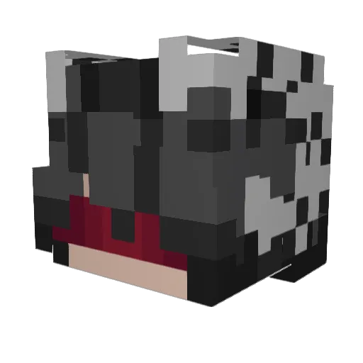 THE_YAGI Minecraft avatar head, 3D render