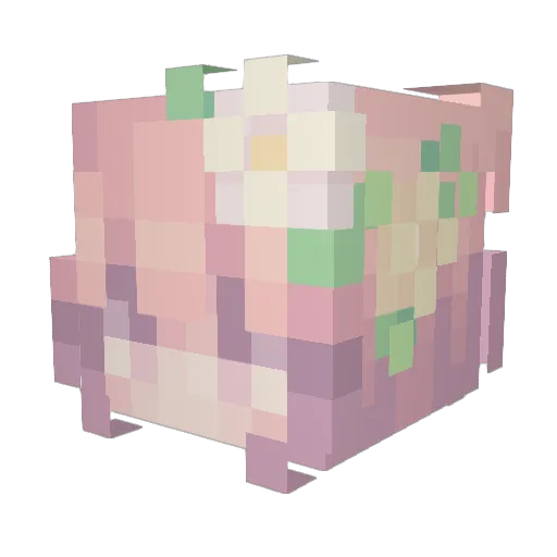 THE__ROOT__ Minecraft avatar head, 3D render