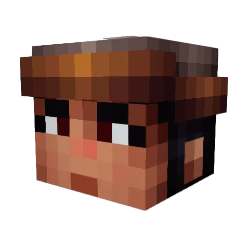 THEdeadman_21 Minecraft avatar head, 3D render