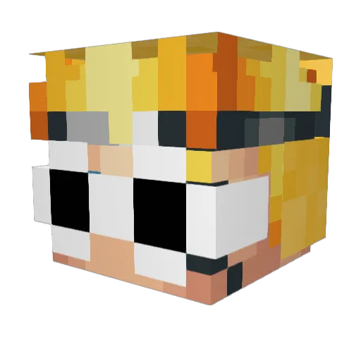 THEdogHandlerMC Minecraft avatar head, 3D render