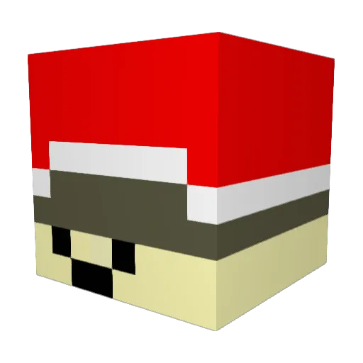 THEmoistClam Minecraft avatar head, 3D render
