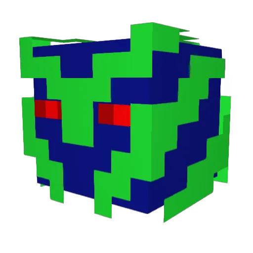 THEnOpRO12 Minecraft avatar head, 3D render