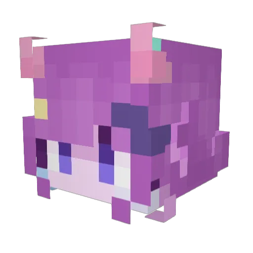 THEpast1216 Minecraft avatar head, 3D render