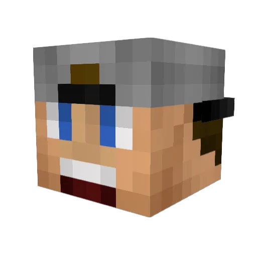 THExDOTCOR46 Minecraft avatar head, 3D render