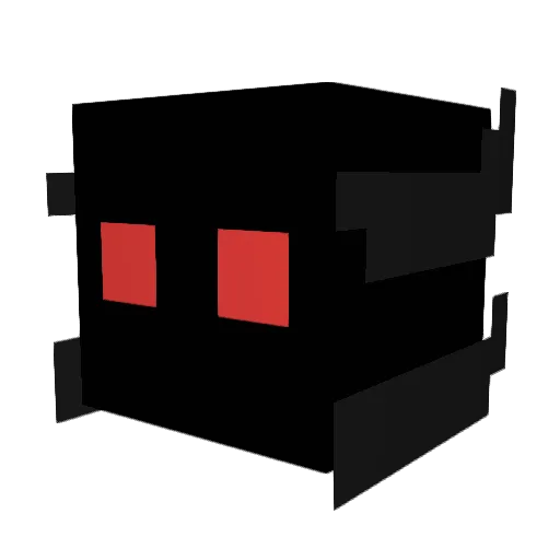 THG_Mathemann Minecraft avatar head, 3D render