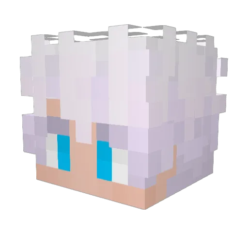 THG_Monarca Minecraft avatar head, 3D render