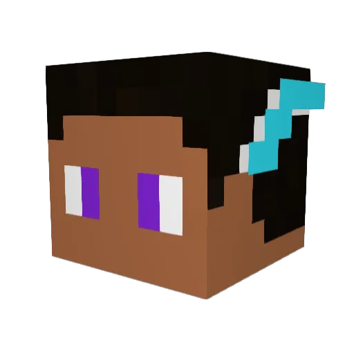 THIAGO13sz Minecraft avatar head, 3D render