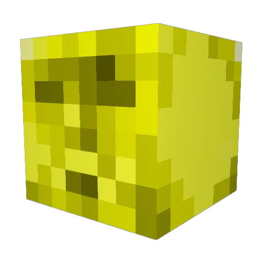 THICKzet Minecraft avatar head, 3D render