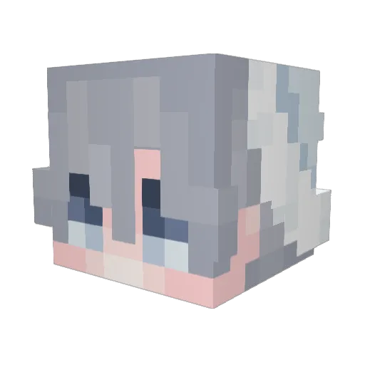 THIRDACCOUNTBRO Minecraft avatar head, 3D render