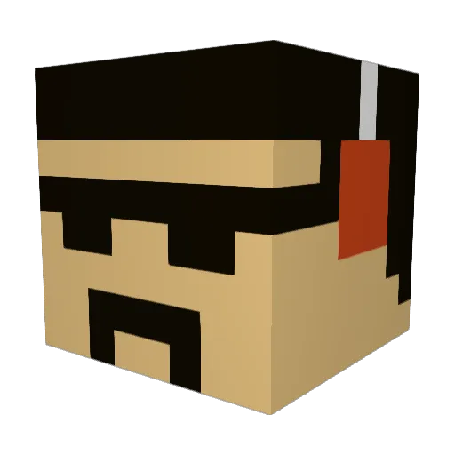 THISISMYNAM3 Minecraft avatar head, 3D render